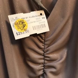 Beautiful long gold evening gown